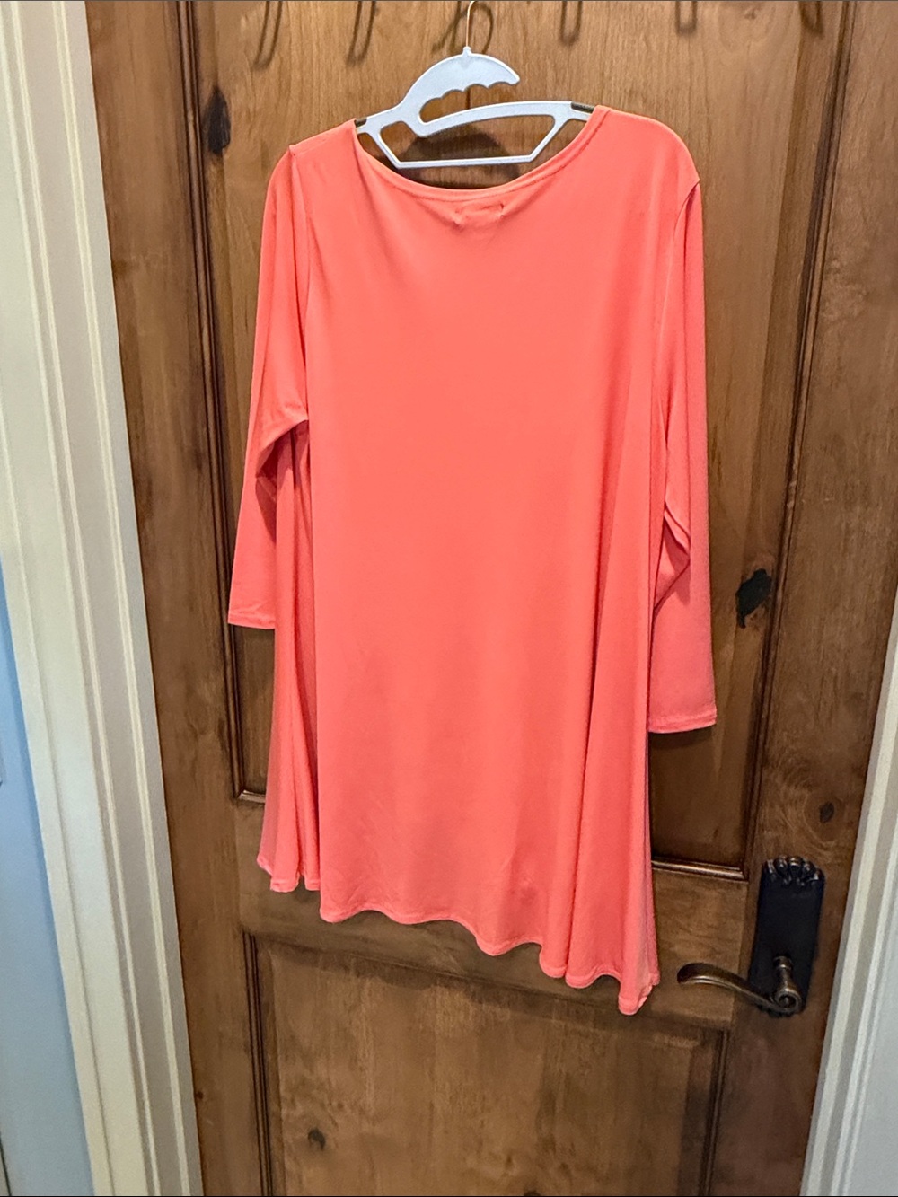 Alfani Coral Swing Tunic Top - Picture 3 of 3